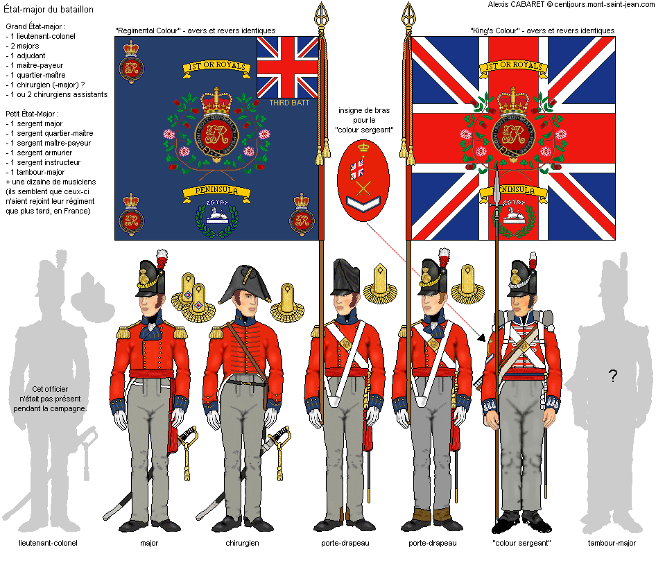 Scots guards 1st battalion Left Flank company colours flag 